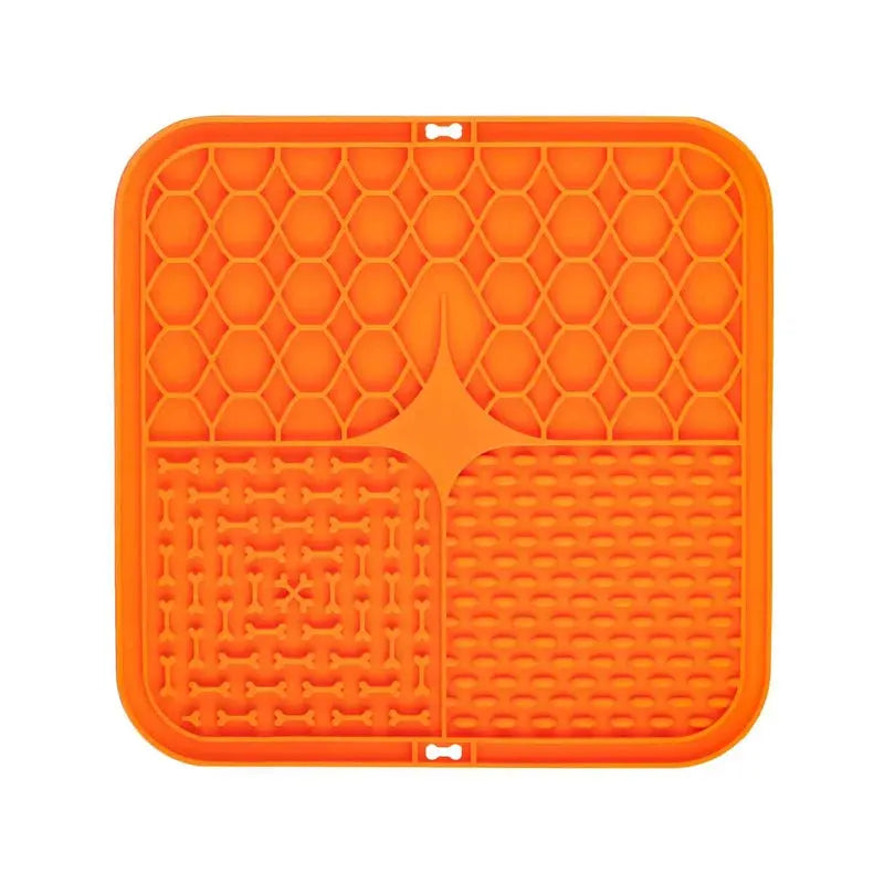 Pet Lick Silicone Mat for Dogs Pet Slow Food Plate Dog Bathing Distraction Silicone Dog Sucker Food Training Dog Feeder Supplies Mon Chien à la Maison