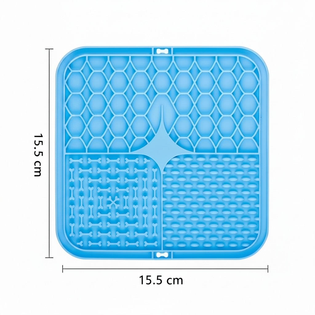 Dimensions tapis de léchage sans règle